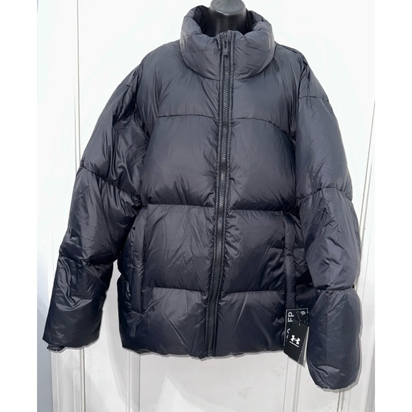 UNDER ARMOUR MEN’S COLDGEAR INFRARED DOWN PUFFER JACKET-BLACK size 3x NWT - Picture 3 of 10